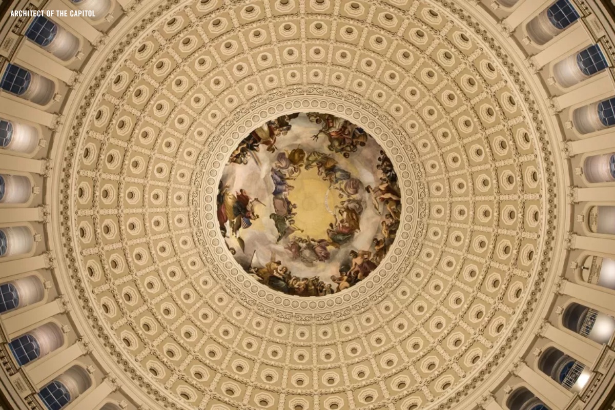 Interior of the U.S. Capitol dome